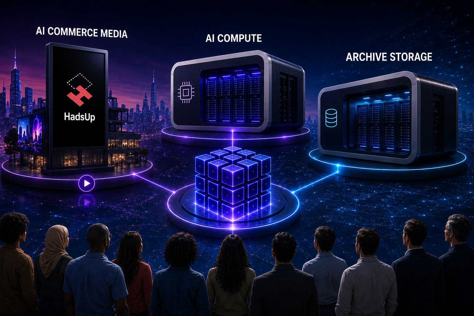 AI-powered media, AI compute, and archive storage infrastructure